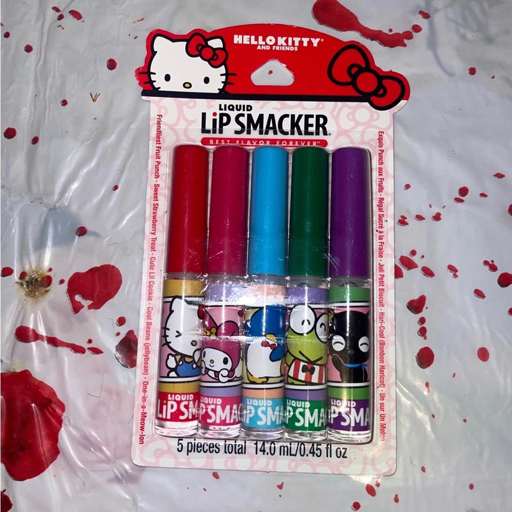 Hello kitty flavored lip gloss
